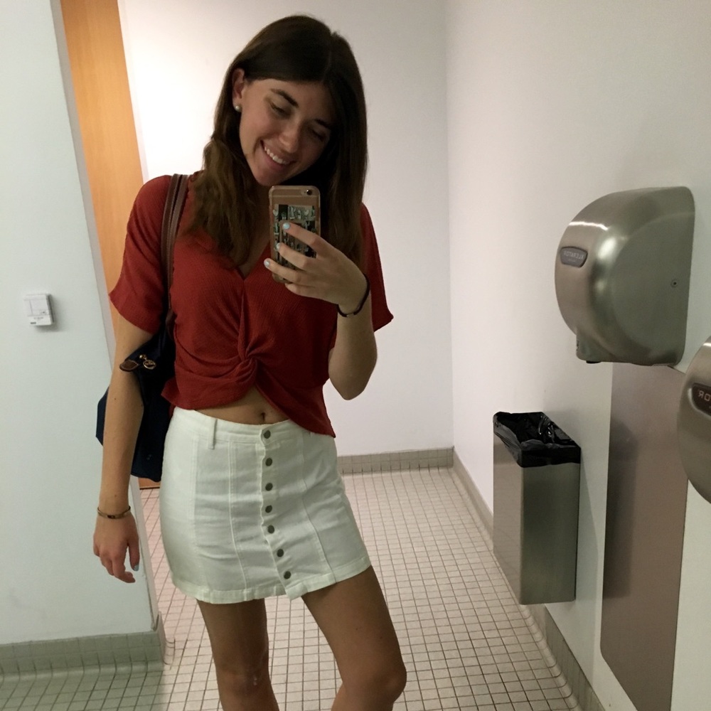 zara cropped twist top❤️